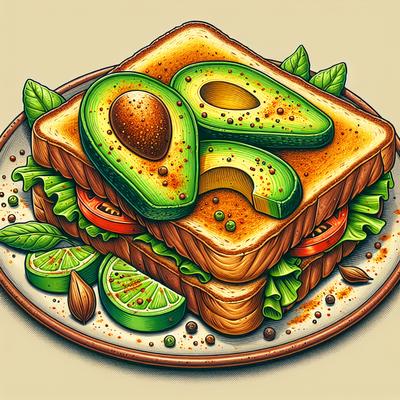Image of Spiced Avocado Sandwich