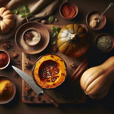 Image of Spiced Baked Acorn Squash