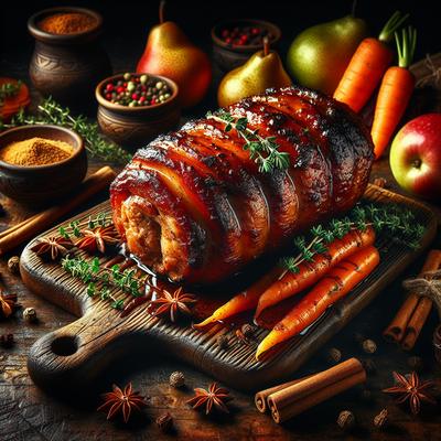 Image of Spiced Baked Pork Dinner