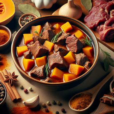 Image of Spiced Beef and Butternut Squash Stew