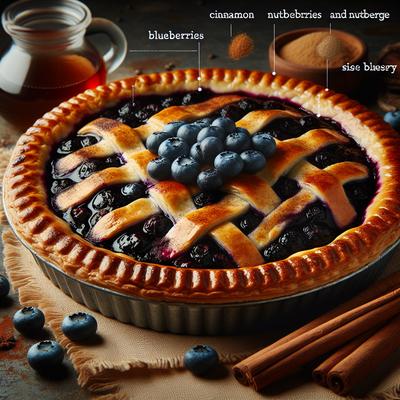 Image of Spiced Blueberry Pie