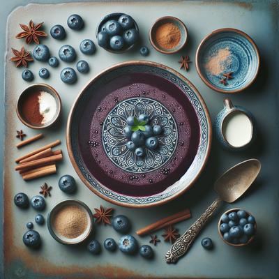 Image of Spiced Blueberry Soup