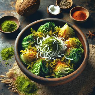 Image of Spiced Cabbage and Coconut