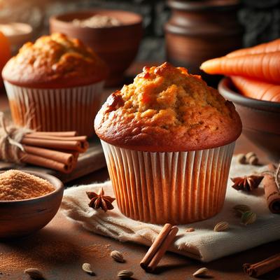 Image of Spiced Carrot Bran Muffins