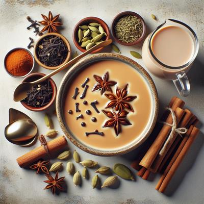 Image of Spiced Chai Tea Pudding