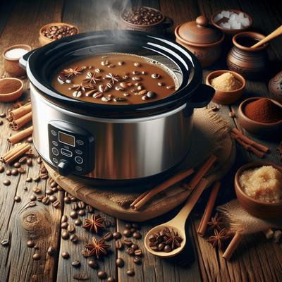 Image of Spiced Coffee in the Slow Cooker