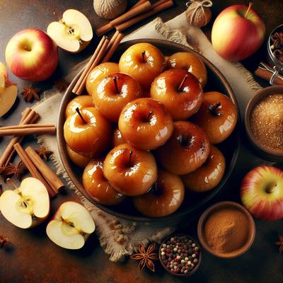 Image of Spiced Cooked Apples No Sugar