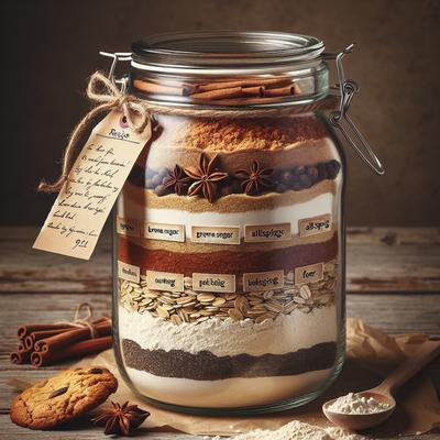 Image of Spiced Cookie Mix in a Jar