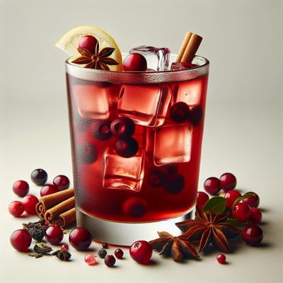 Image of Spiced Cranberry Cocktail Iced Tea