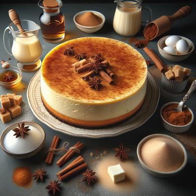 Image of Spiced Eggnog Cheesecake