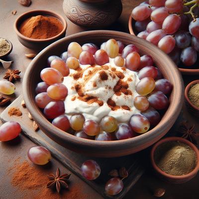 Image of Spiced Grape and Yogurt Salad