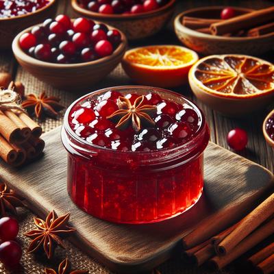 Image of Spiced Jellied Cranberry Sauce