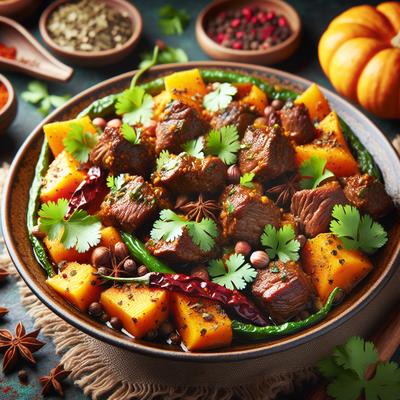 Spiced Lamb with Coriander Pumpkin 21 Day Wonder Diet Day 1
