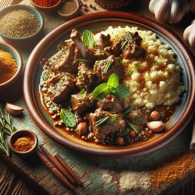 Image of Spiced Lamb with Couscous