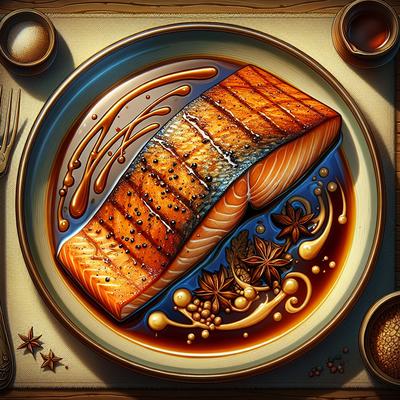 Image of Spiced Maple Glazed Salmon