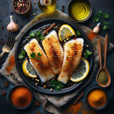 Image of Spiced Ocean of the Sunrise Basa Fillets