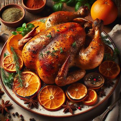 Image of Spiced Orange Roast Chicken