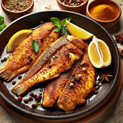 Image of Spiced Pan Fried Fish Fillets