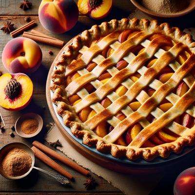 Image of Spiced Peach Pie