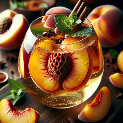 Image of Spiced Peaches in Peach Wine