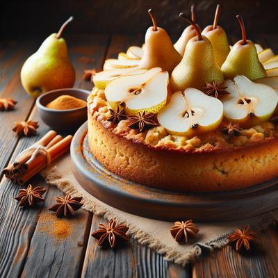 Image of Spiced Pear Cake