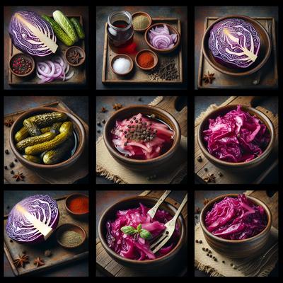 Image of Spiced Pickled Red Cabbage