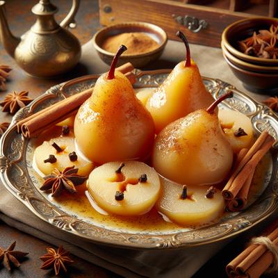 Image of Spiced Poached Pears