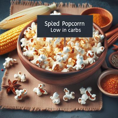 Image of Spiced Popcorn Low Carb