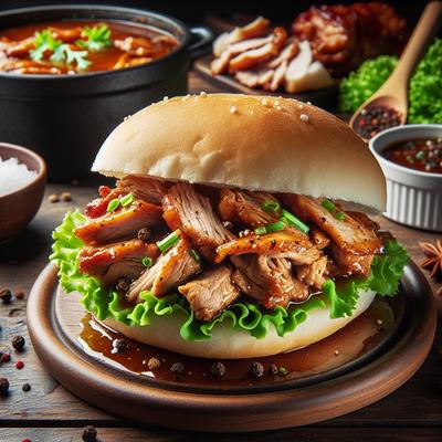 Image of Spiced Pork Sandwiches Slow Cooker