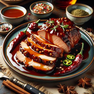 Image of Spiced Pork Tenderloin with Maple Chipotle Sauce