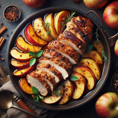 Image of Spiced Pork Tenderloin with Sauteed Apples