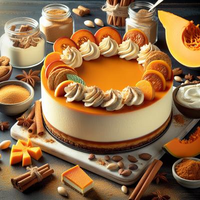 Image of Spiced Pumpkin Cheesecake Bon Apptit Magazine