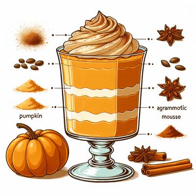 Image of Spiced Pumpkin Mousse Trifle