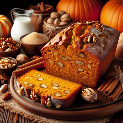 Image of Spiced Pumpkin Nut Bread