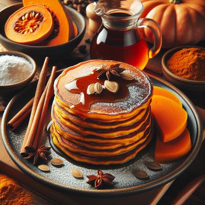 Image of Spiced Pumpkin Pancakes