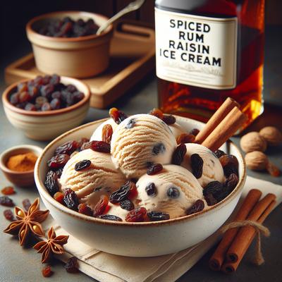 Image of Spiced Rum Raisin Ice Cream