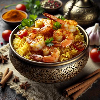 Image of Spiced Shrimp and Rice Machbous Rubyan