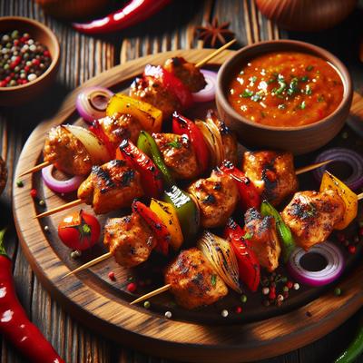 Image of Spiced Skewered Chicken Chicken Sosaties