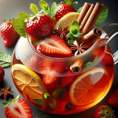 Image of Spiced Strawberry Lemonade Tea