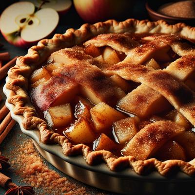 Image of Spiced Sugar Apple Pie Light