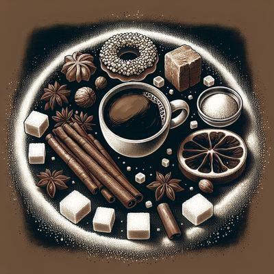 Image of Spiced Sugar Rim Garnish for Hot Beverages