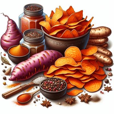 Image of Spiced Sweet Potato Chips