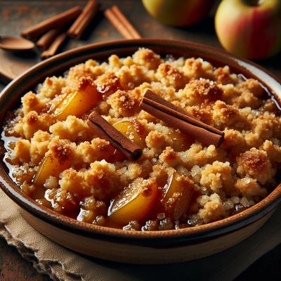 Image of Spiced Three Sugar Apple Crumble