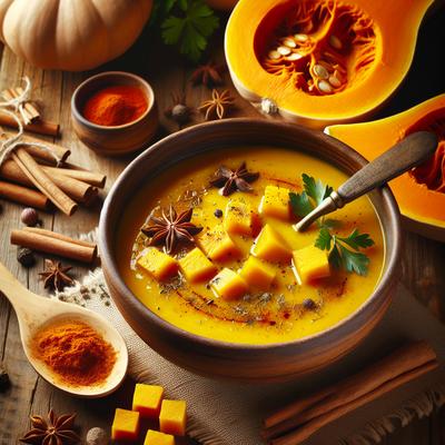 Image of Spiced Up Butternut Squash Soup