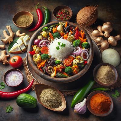 Image of Spiced Vegetables with Coconut