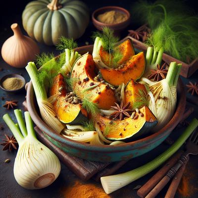 Image of Spiced Winter Squash with Fennel