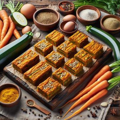 Image of Spiced Zucchini Carrot Bars