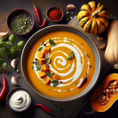 Image of Spicy Acorn Squash Soup