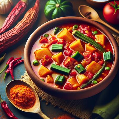 Image of Spicy African Yam Soup