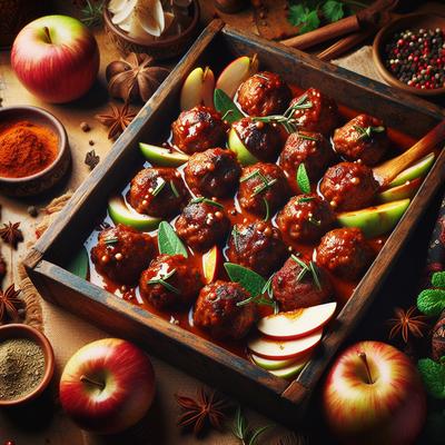 Image of Spicy Apple Glazed Meatballs